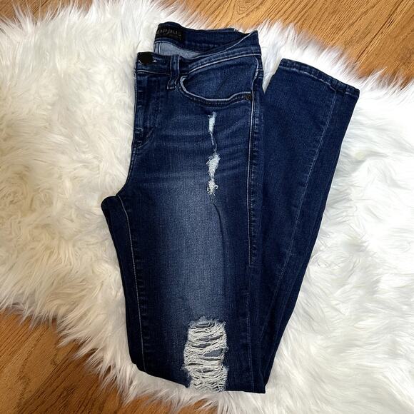 Rock & Republic Denim - Rock & Republic Distressed Berlin Skinny Jeans